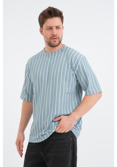 Redline Shift Erkek Oversize Tişört Mavı