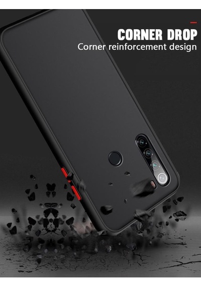Xiaomi Redmi Note 8 Kilif Fri Arkasi Mat Darbe Emici Silikon 411770373