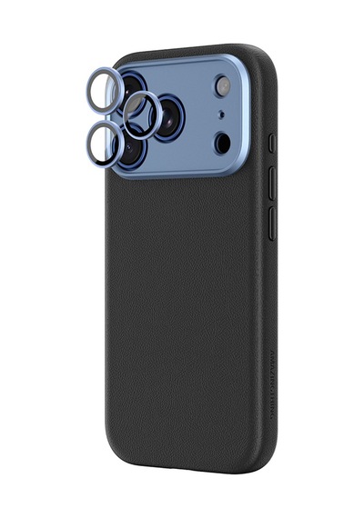 İphone 18 Pro Kılıf M-safe Özellikli Airbag Tasarımlı Amazingthing Glamour Slens Serisi Kapak Mavi