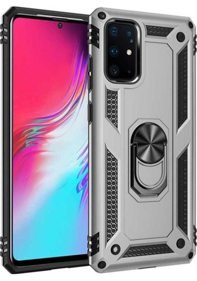 Galaxy S20 Plus Kılıf Zore Vega Kapak Gri