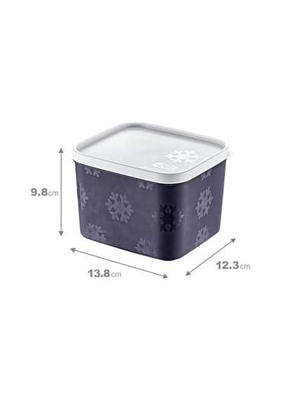 4'lü Set No Frost Saklama Kabı Lacivert 1250 Ml