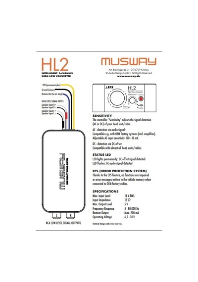 Özenhifi'Den Musway Hl2 Deck Çevirici