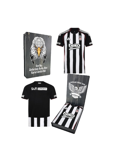 Beşiktaş 25/26 Siyah Beyaz Çubuklu Forma Bjk Kartal Baskılı Hediyelik Ahşap Kutulu Beyaz - Siyah Beşiktaş 25/26 Siyah Beyaz Çubuklu Forma Bjk Kartal Baskılı Hediyelik Ahşap Kutulu Beyaz - Siyah