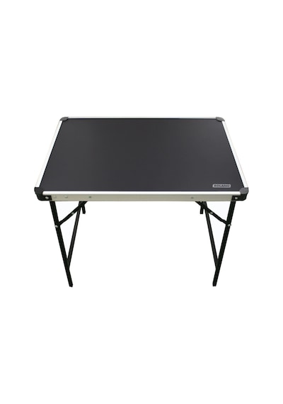 Solano Katlanır Kamp Masası Alüminyum Çerçeve Mdf Üst Tabla 48 68cm Siyah