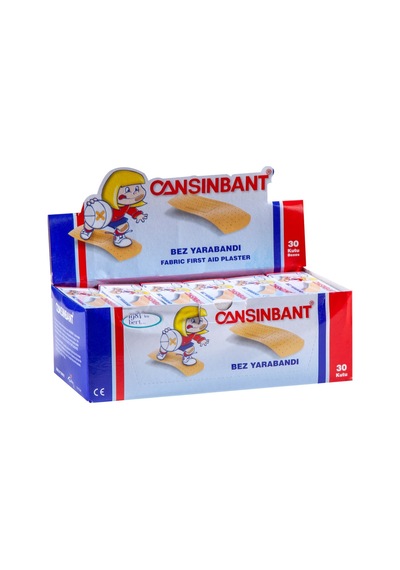 Cansınbant Bez Yapılı Yara Bandı 10x30 Adet Esnek Nefes Alan 2'li Ekonomik Paket - 2 Adet Tarı