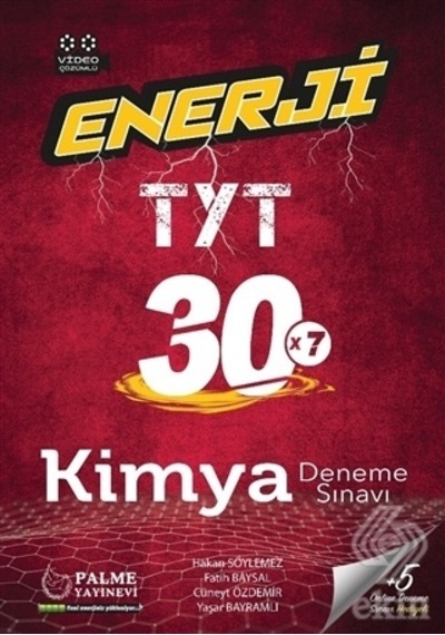 Enerji Tyt Kimya 30 Deneme Sınavı/Hakan Söylemez.Fatih