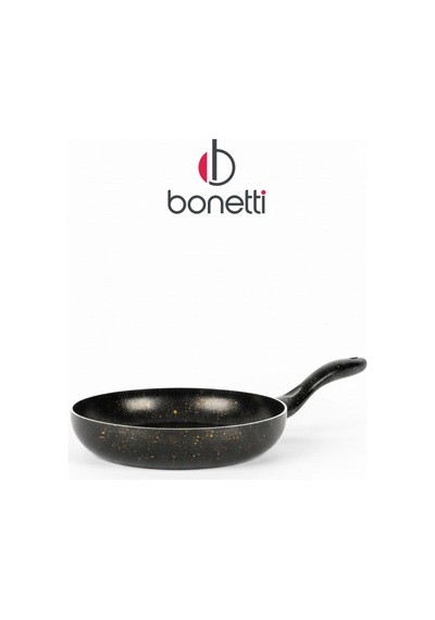 Bonetti Granit Tava - 20 Cm Siyah Siyah