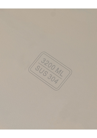 Madame Coco Damia Çelik Saklama Kabı - Soft Bej - 3200 Ml 8684427063460 Çok Renkli