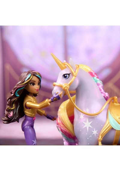 Unicorn Akademisi Sophia Figür Ve Wildstar Tek Boynuzlu At