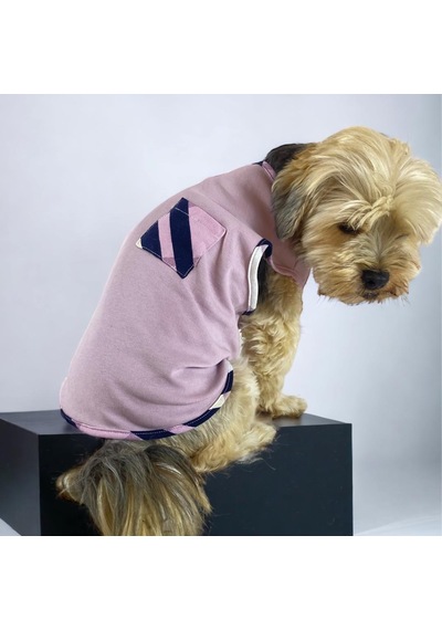 Light Purple Bb Atlet Köpek Kıyafeti Köpek Elbisesi