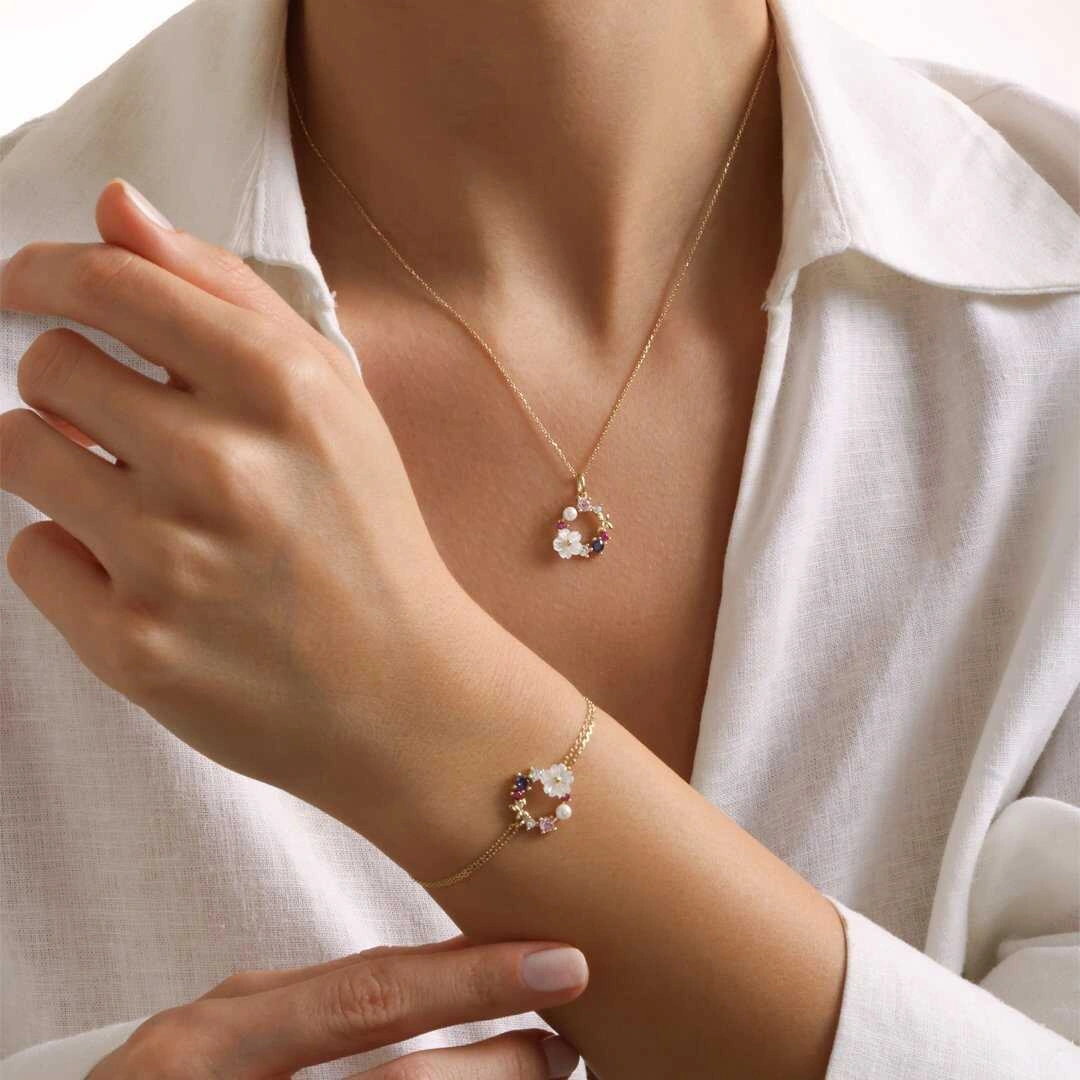 Cover Flower Bileklik Sarı
