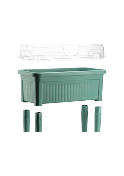 Omnipazar So-abs3 Fanuslu Ayaklı Bahçe Yetiştirme Saksı Seti 60 Litre No 3 00243137