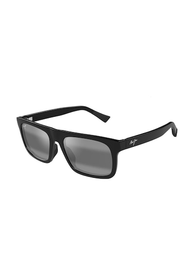 Maui Jim Mj 0616s 001 02 56 Polarize Erkek Kare Siyah Kemik Güneş Gözlüğü Siyah