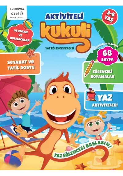 Aktiviteli Kukuli Yaz Eğlence Dergisi