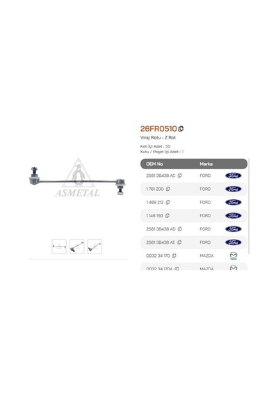Asmetal 26fr0510 Z Rot Fiesta V 11 01 Fusion 08 02 F40000