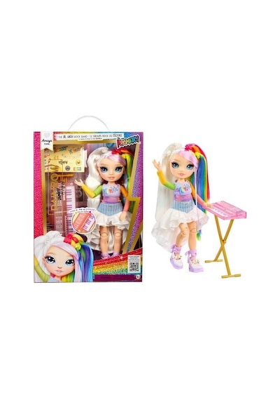 Rainbow High Jr High Rock Grubu Moda Bebek Serisi Skyler, Sunny, Bella Ve Amaya, Müzik Aksesuarlarıyla 62854406