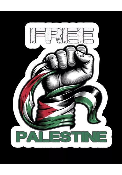 Gazze Filistin Araba Sticker Oto Etiket 19 Cm