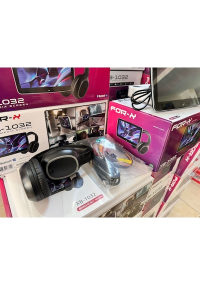 For-x Xb-1032 Portatif Koltuk Arkası 2 Ad. Monitör Başlık 2/32gb
