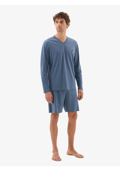 Erkek Pijama Takımı 40782 - Mavi Mavi