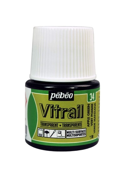 Pebeo Vitrail Cam Boyası 45ml - 34 Apple Green