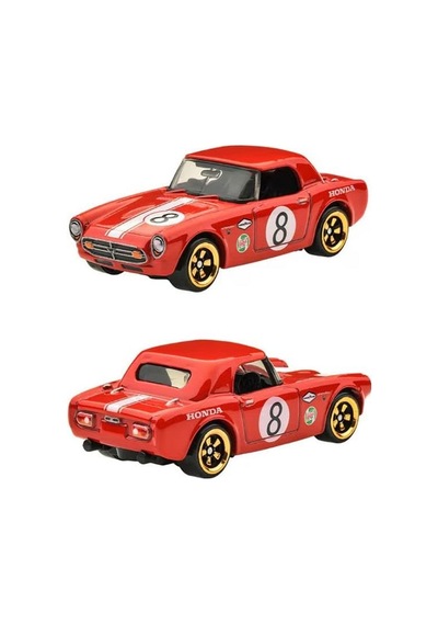 Hot Wheels Temalı Arabalar Silver Serisi Rally Racers Honda S800 Racıng/course Jkx62