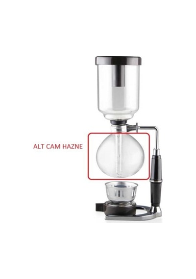 Sifon Alt Cam Hazne 3/5 Cups - Syphon Alt Cam Hazne