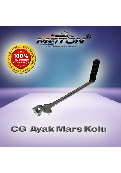 Cg 100 / 125 / 150 / 200 Uyumlu Düz Tip Ayak Marş Kolu - A Kalite
