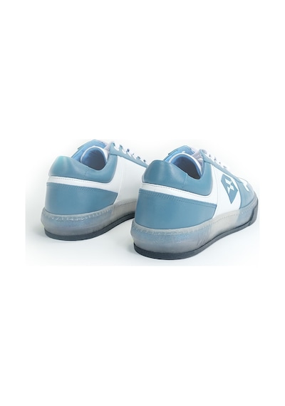 Mente Lılac Mavi Beyaz Sneaker Erkek Deri Ayakkabı 001