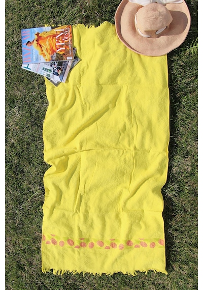 %100 Pamuk Baskılı 70x150 Plaj Havlusu