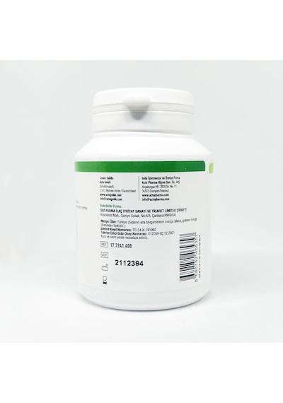 Schüssler Tuzları Actomins Nr 8 Natrium Chloratum 400 Tablet
