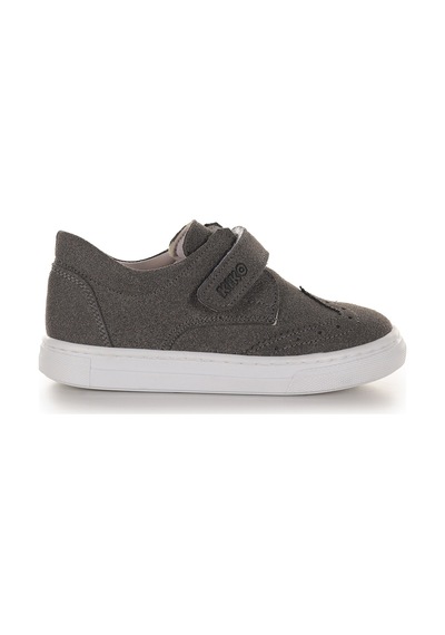 Kiko Kids Richie Cırtlı İlk Adım Günlük Erkek Bebek Casual Ayakkabı Füme Füme
