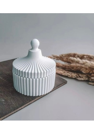 Bernami Mumluk Şamdanpinterest 2 Adet Dekoratif Kapaklı Kutu Takı Kutusu Diğer