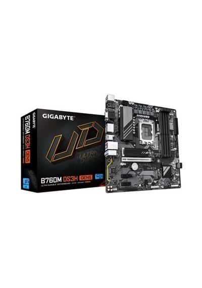Gıgabyte B760m Ds3h Gen5 Ddr5 7600mhz Hdmı/dp Matx 1700p-227482
