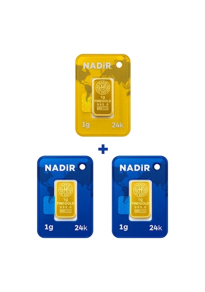 Nadir Gold 24 Ayar 3 Gram Külçe Altın