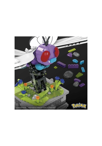 Hkt22 Mega Pokémon Motion Butterfree 582 Parça +12 Yaş Çok Renkli