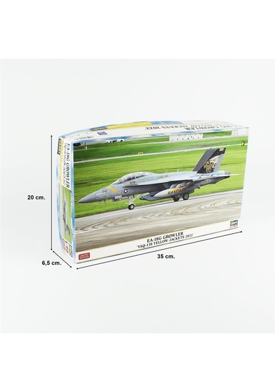 Hasegawa 2461 1/72 Ölçek, Ea-18g Growler Vaq-138 Yellow Jackets 2022 , Limited Edition , Savaş Uçağı Plastik Model Kiti-57104