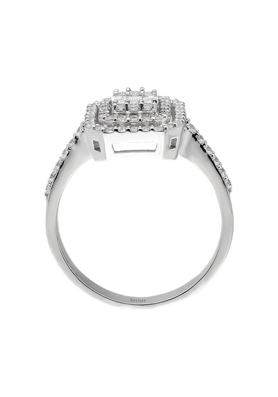 Sirius F Renk 0,63 Karat Baget Pırlanta Yüzük 0817R0246