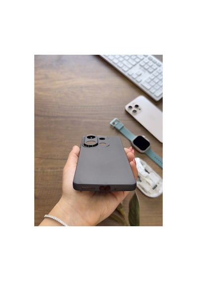 Redmi Note 13 Pro 4g Uyumlu Süper İnce Mat Ultra Thin Silikon Kılıf Lacivert