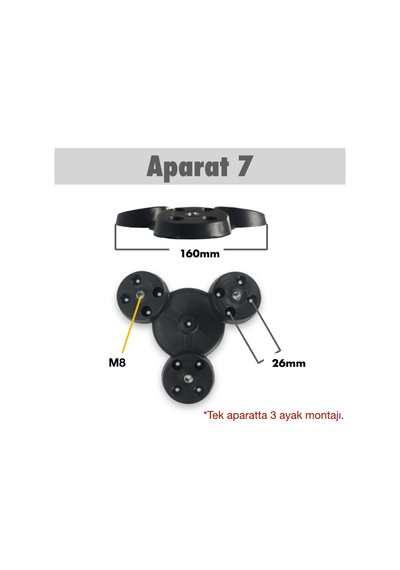 Zigon Orta Ve Yan Sehpa Açılı Ayak Bağlama Aparatı (398518549)