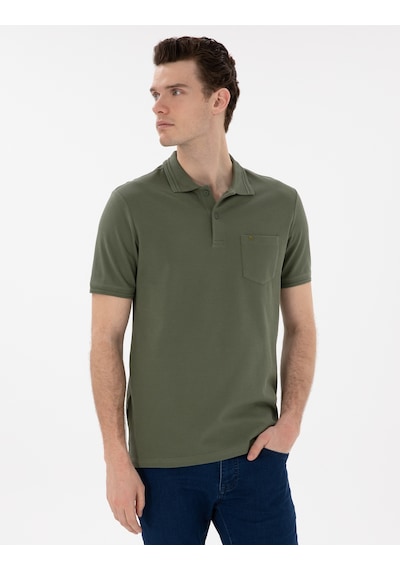 Pierre Cardin Erkek Haki Tişört Basic 50306552-vr027 Haki