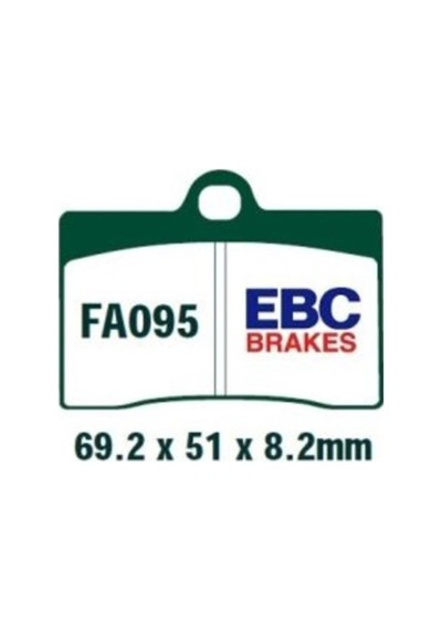 Ebc Fa095 Huqsvarna Sm400/450/510 , Ktm Lc640 , Indıan Organık Fren Balatası