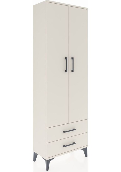 Arges Dolap 5 Raflı 2 Çekmeceli 2 Kapaklı 60x30x182 Aytaşı-ay... Aytaşı