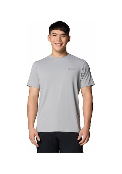 Columbia Tech Trail Utility Erkek Kısa Kollu Tişört-8032 PFG Gri
