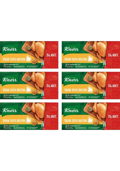 Knorr Tavuk Suyu Bulyon 24 Adet 240 Gr X 6 Adet