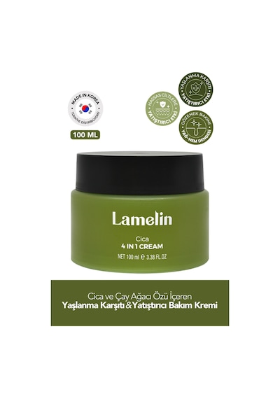 Lamelin Yatıştırıcı ve Onarıcı Centella Bakım Kremi Lamelin Cica 4 in 1 Cream 100 ML