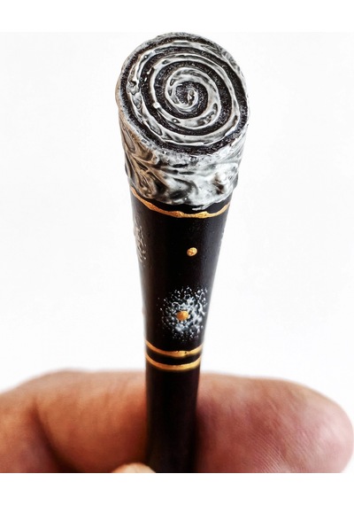 Spiral Dokulu Kokonat Saç Çubuğu Çok Renkli