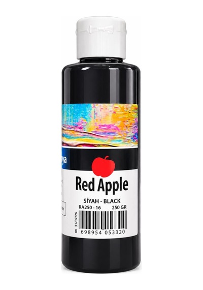 Ofisinn Red Apple Akrilik Boya 250 Gr Siyah Ra250-16