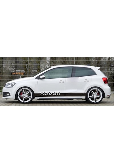 Volkswagen Polo Gtı Yan Kapı Sticker Etiket Modeli