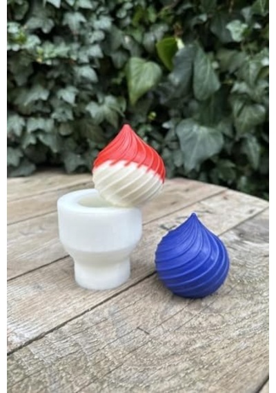 Rus Masalı Mum Kalıbı Silikon Çok Renkli