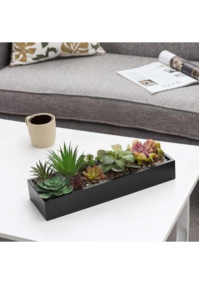 10lu Set Yapay Çiçek Kaktüs Sukulent Modelleri 10 Karışık Model Skulent